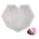 MOLDE SILICONA PROFESIONAL CORAZON POLIGONAL