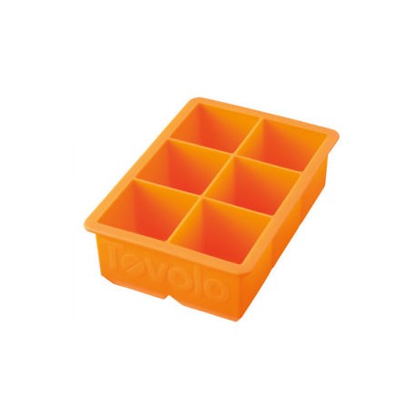 MOLDE 6 KING CUBES NARANJA