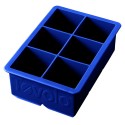 MOLDE 6 KING CUBES AZUL