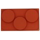 MOLDE SILICONA PROFESIONAL 3 REDONDOS 10 CM