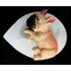 MOLDE 3D PERRITO BULLDOG TUMBADO DE LADO