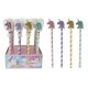 LAPIZ CON GOMA UNICORNIO BRILLANTE