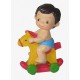 FIGURA BEBE CON CABALLITO BAUTIZO