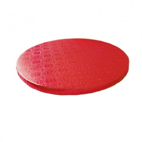 BASE REDONDA ROJA 25 CM
