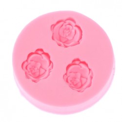 MOLDE 3 ROSAS ABIERTAS