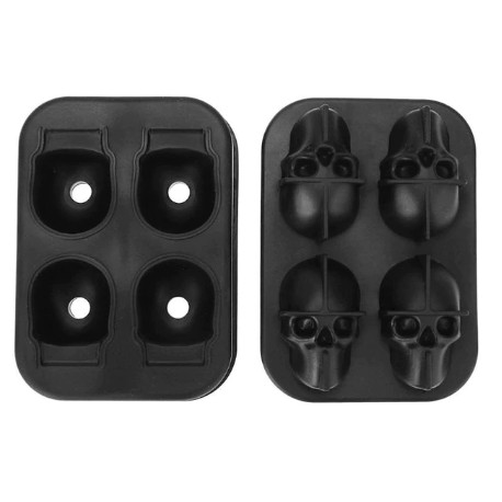 MOLDE 4 CALAVERAS 3D
