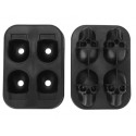 MOLDE 4 CALAVERAS 3D