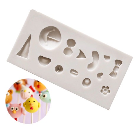 MOLDE MULTIFUNCION CRAZY ANIMAL FACES
