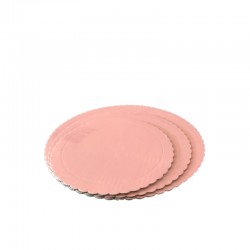 DISCO EXTRA FUERTE ROSA BEBE 30 CM ONDAS