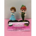 SET 2 FIGURAS PETER PAN Y WENDY
