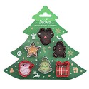 SET 6 MINI CORTADORES NAVIDAD DECORA